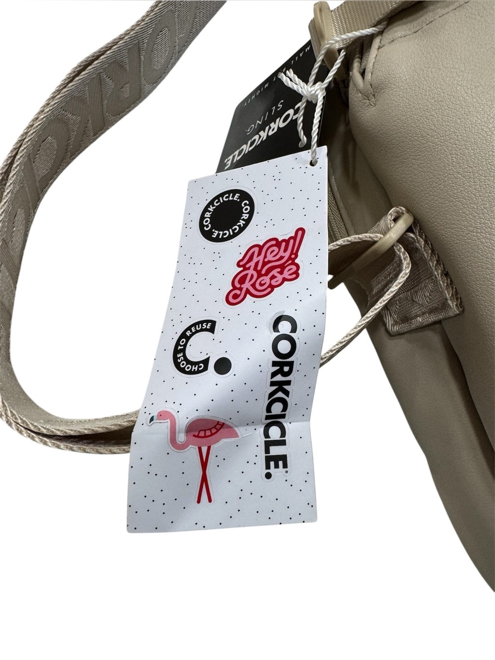 Corkcicle Cream Mini Crossbody Bag - Picture 3 of 11